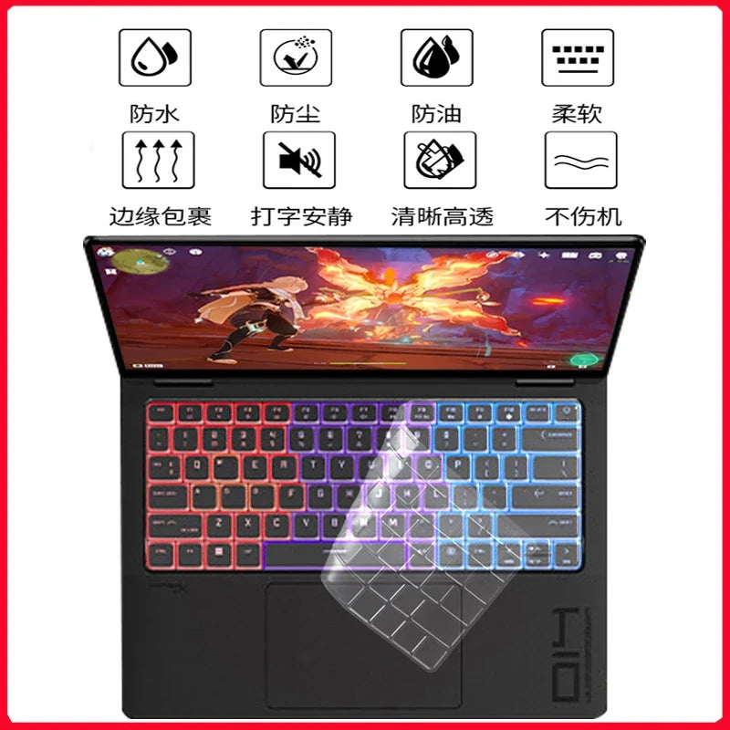 Laptop Keyboard Cover For HP OMEN 10 SLIM 14 inch 14-fb0051TX 14-fb0064TX 2024 Gaming TPU Transparency Protector Skin Case